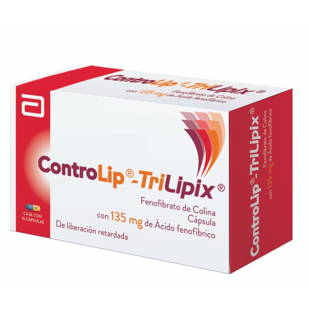 CONTROLIP TRILIPIX 135MG 15CAPS