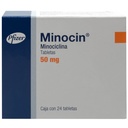 MINOCIN 50 MG BLIST 24 TAB