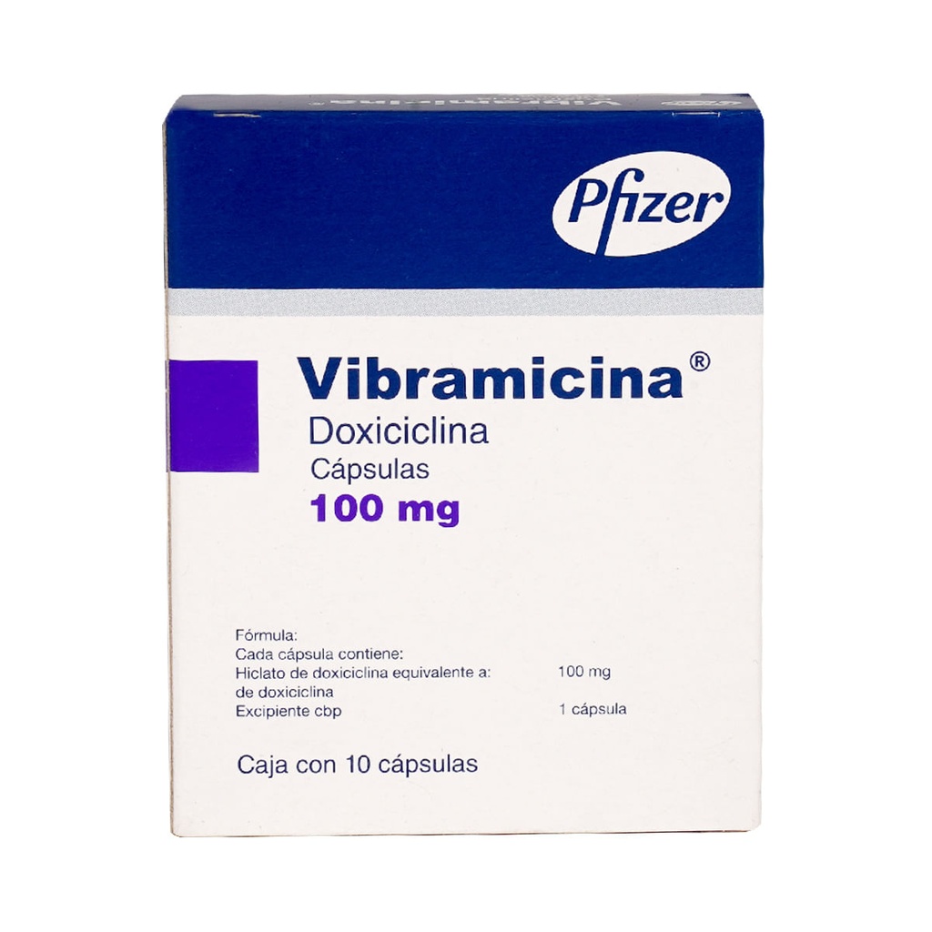 VIBRAMICINA 100 MG 10 CAPS