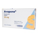 AVAPENA 25 MG 20 TAB