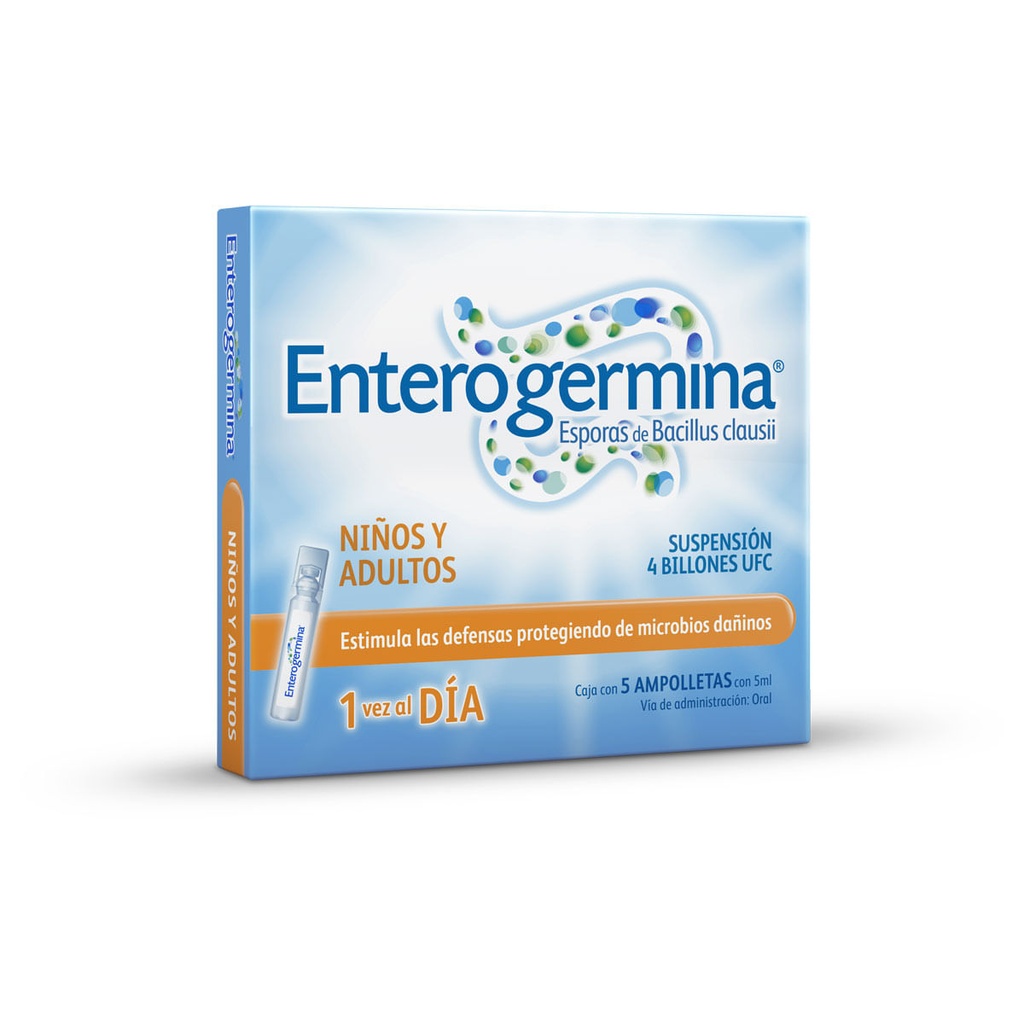 ENTEROGERMINA 4B SUSP ORAL5X5ML AMP