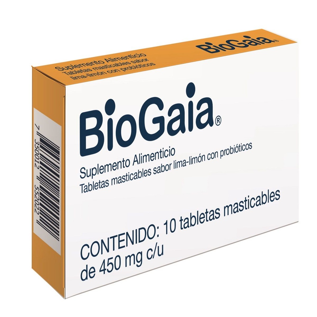 BIOGAIA SUP ALIM LIMA-LIMON 10TAB