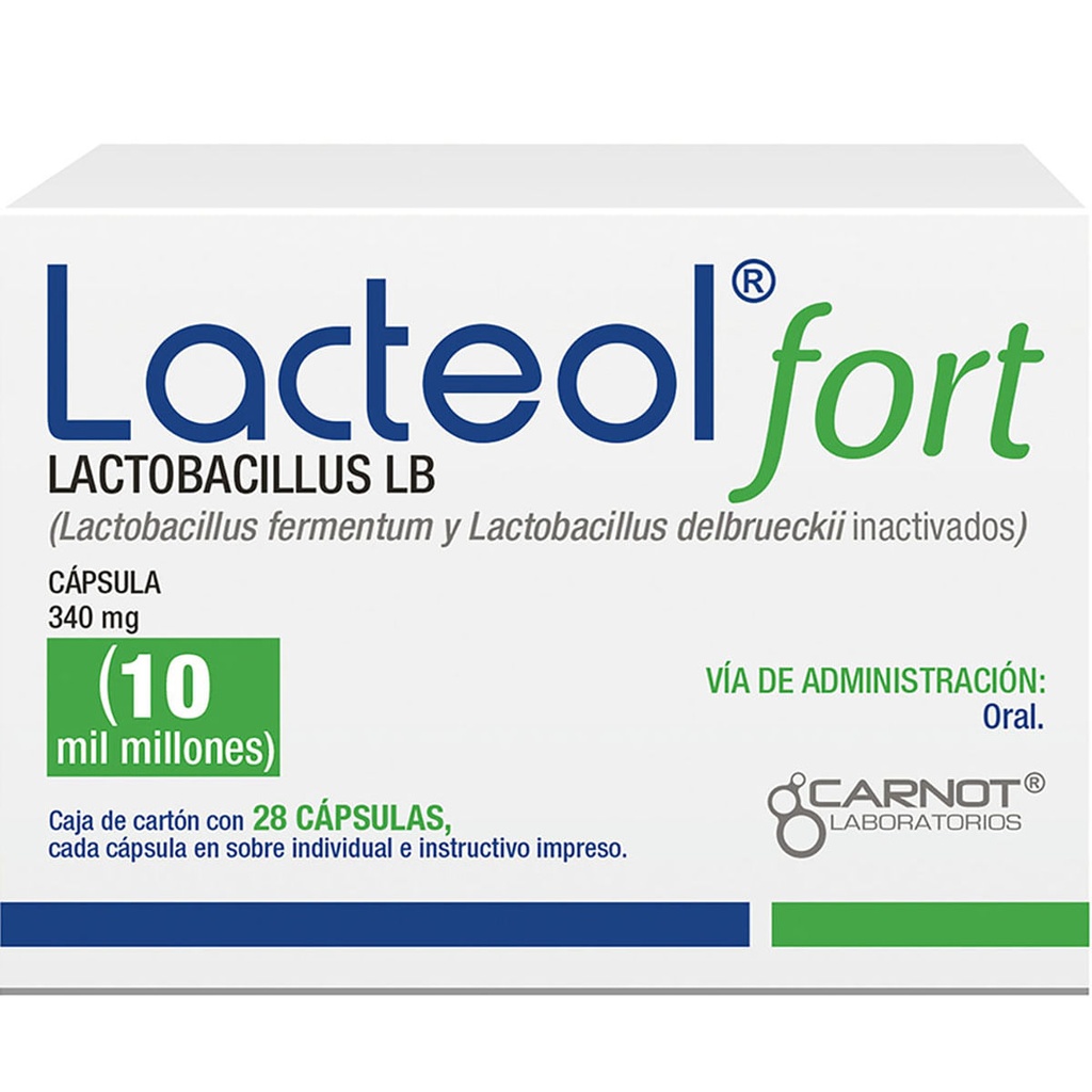 LACTEOL-FORT 340 MG 28 CAPS