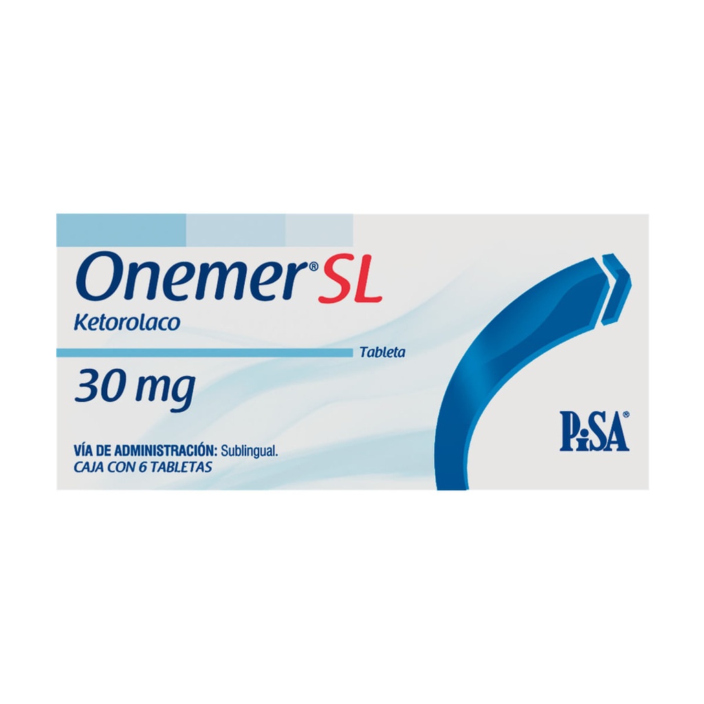 ONEMER-SL 30MG SUBLINGUALES 6 TAB