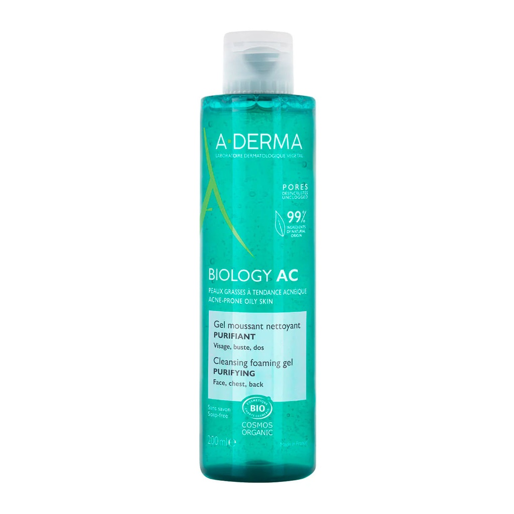 A-DERMA BIOLOGY GEL LIM PUR 200ML