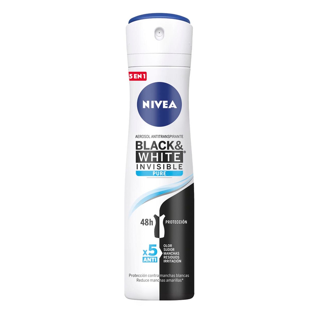 DESOD NIVEA PURE INVIS SPY 150 ML
