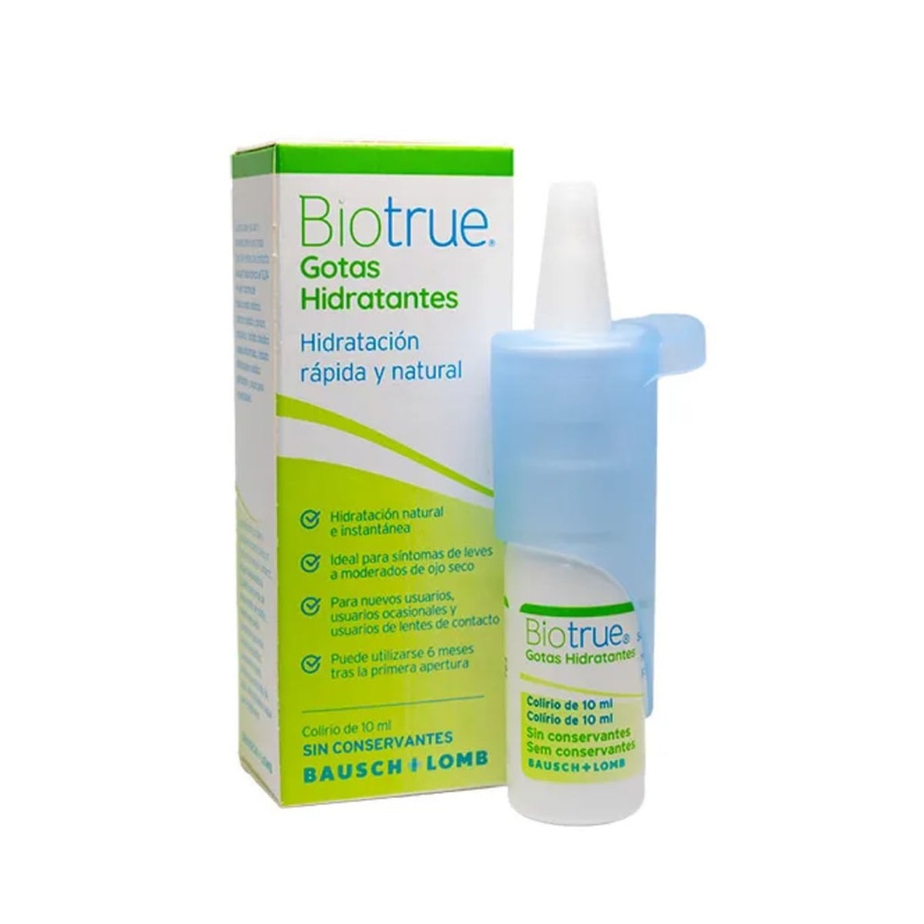 BIOTRUE GOTAS HIDRATANTES 10 ML