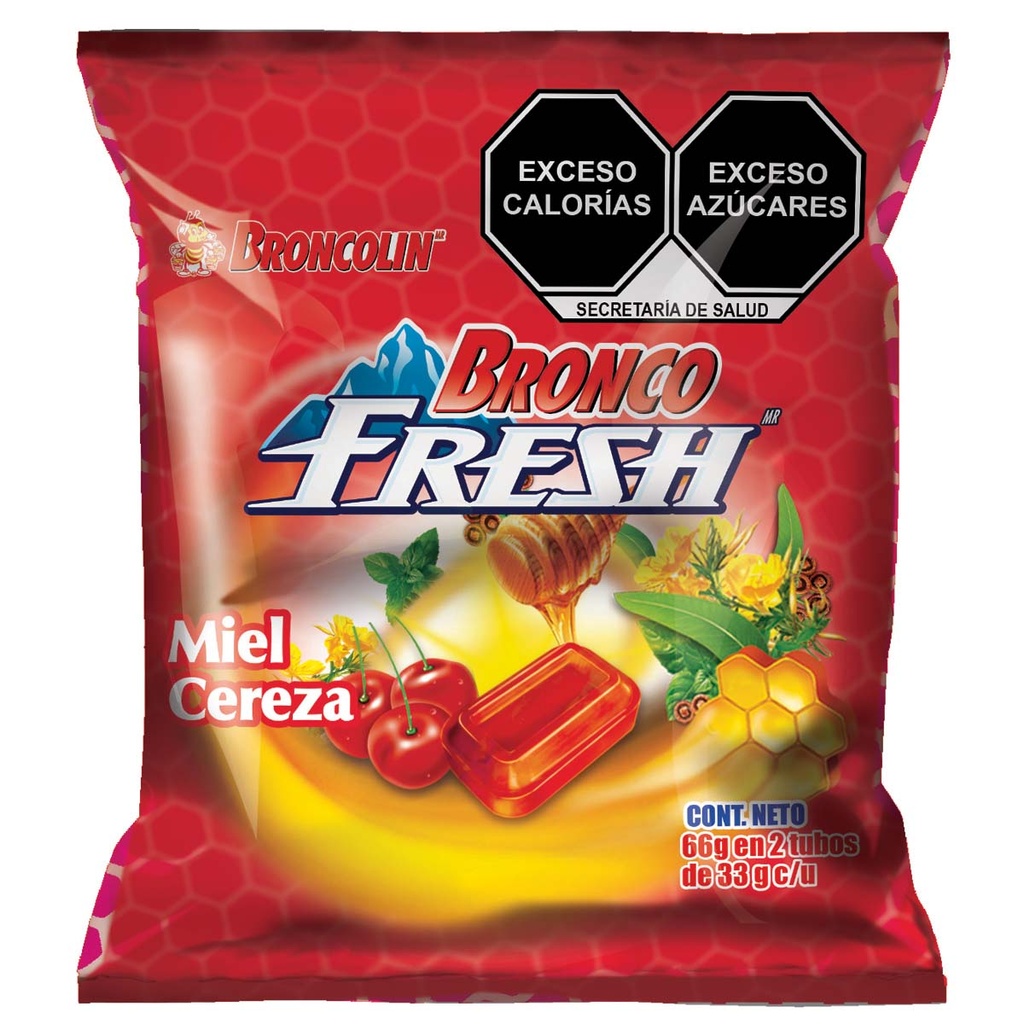 BRONCOLIN FRESH CARAME MIEL-CZA 66G