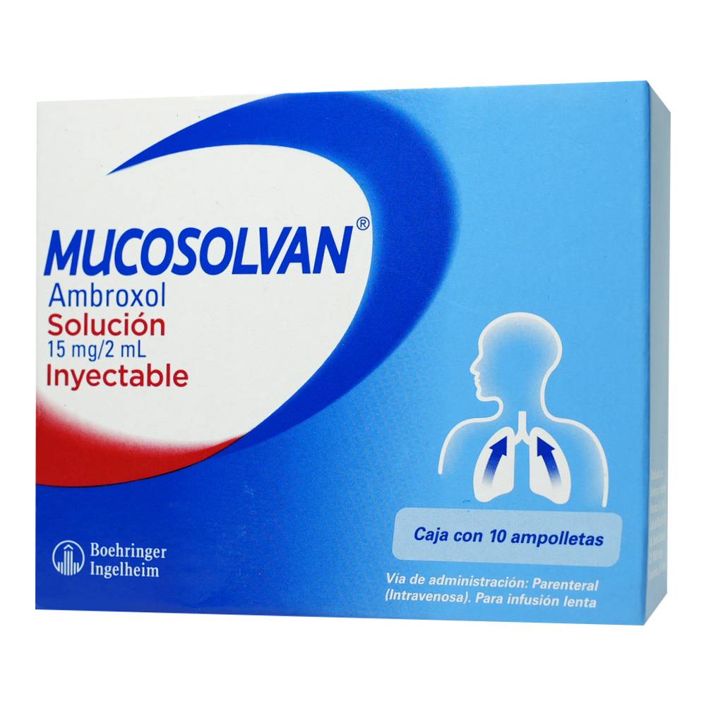 MUCOSOLVAN 10X2 ML AMP