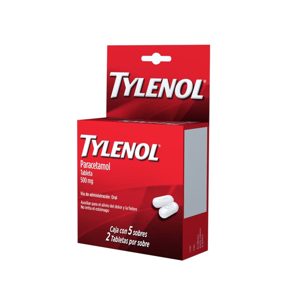 TYLENOL 500 MG 2 TAB           S