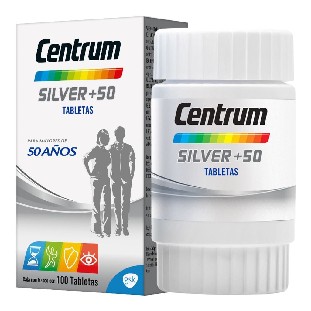 CENTRUM SILVER MAYORES DE50 TAB100