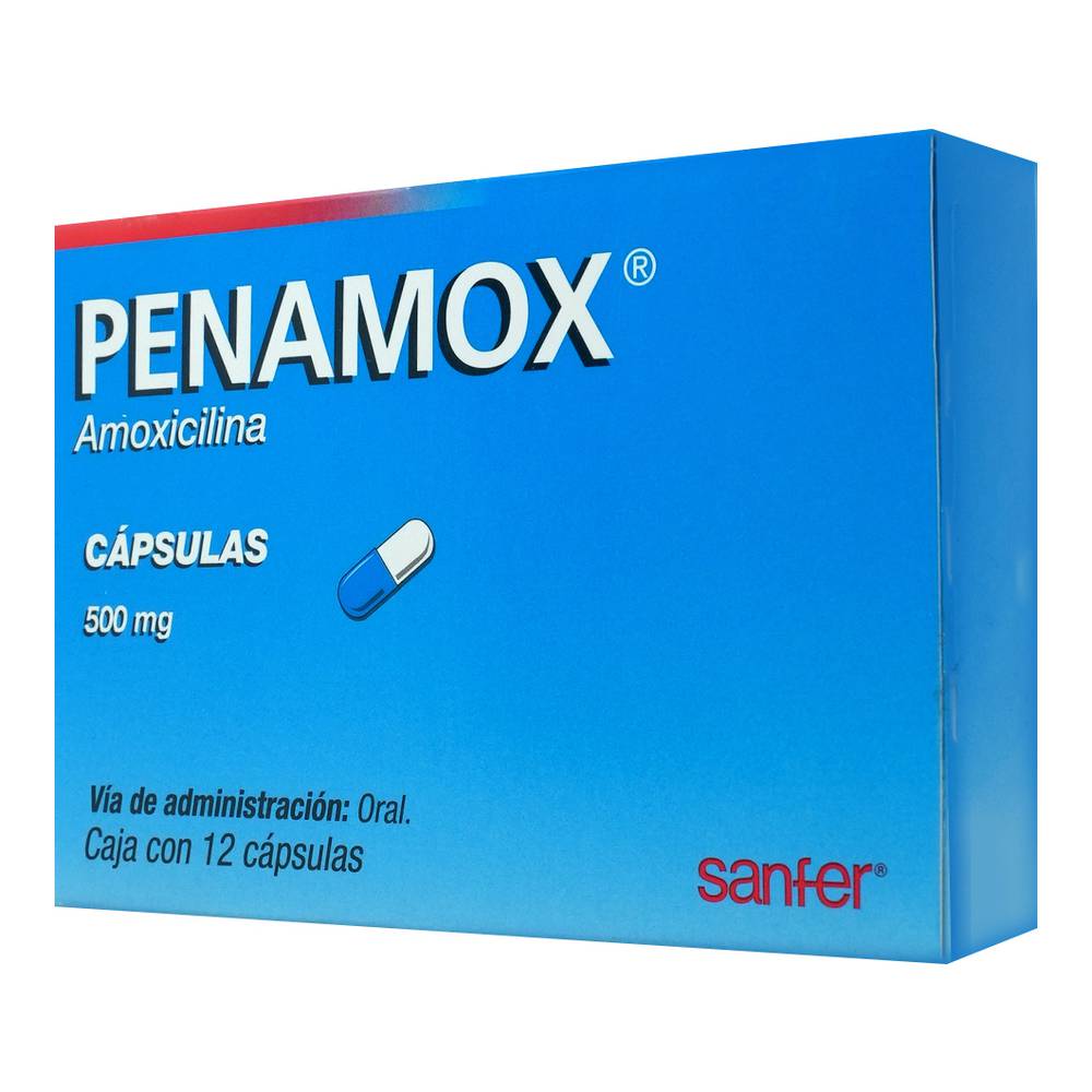PENAMOX 500 MG 12 CAPS