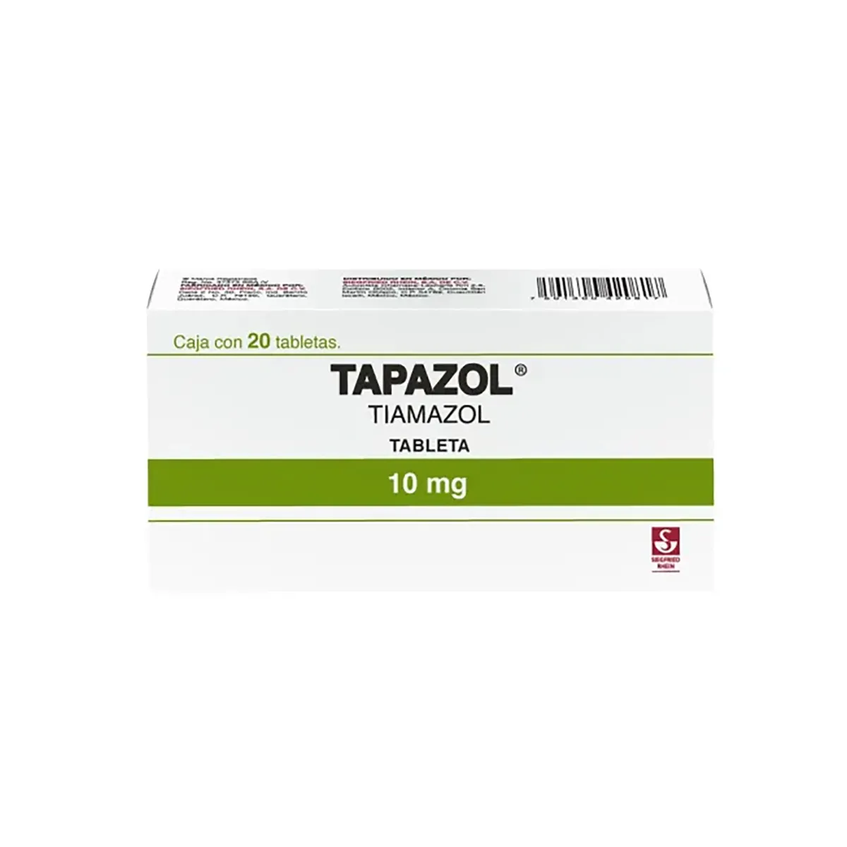 TAPAZOL 10 MG 20 TAB