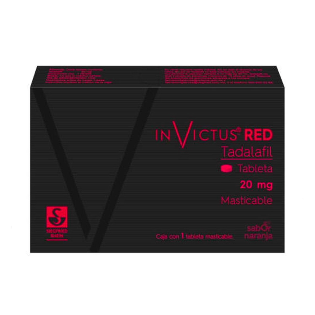 INVICTUS RED 20 MG 1 TAB