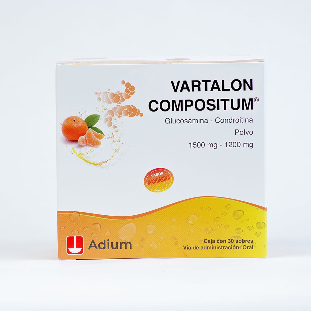 Vartalon Compositum Audium Caja Con 30 Sobres De 1500/1200mg Polvo Sabor Mandarina