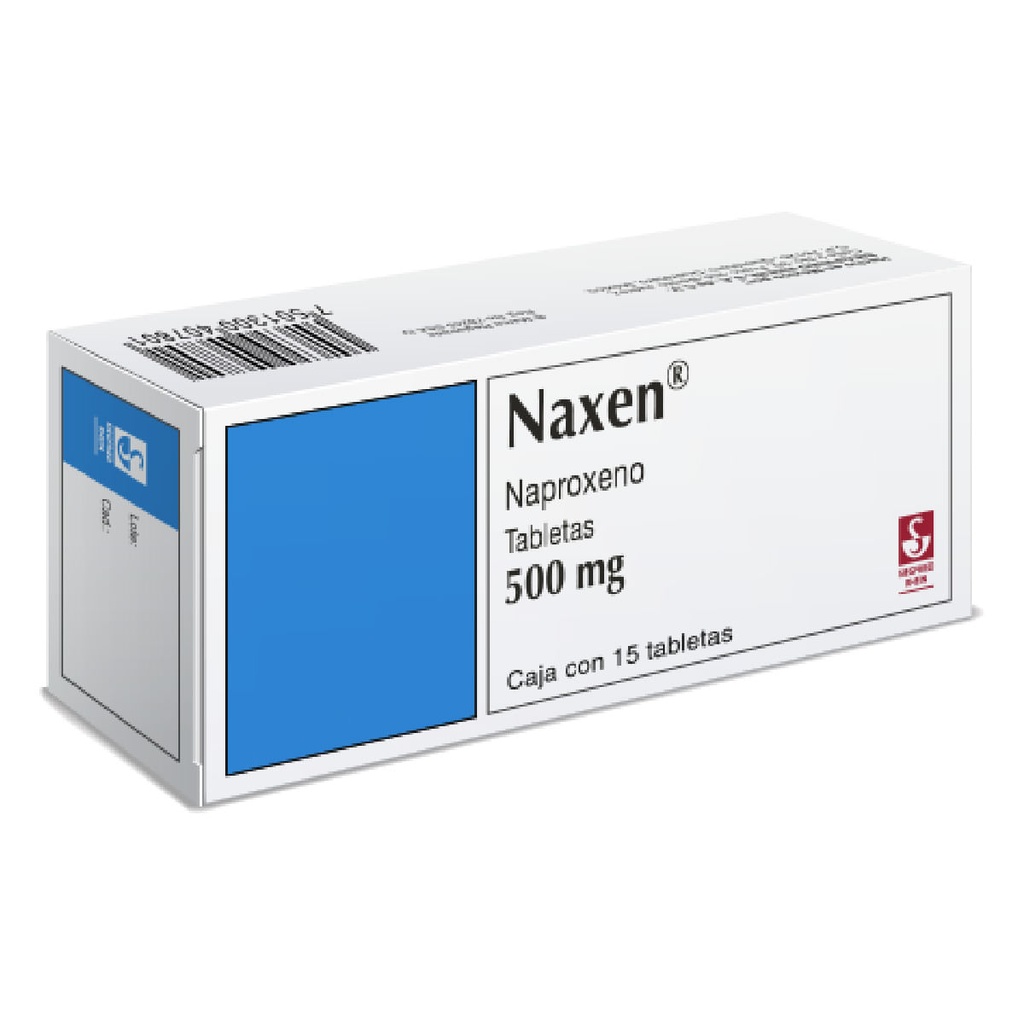 NAXEN 500 MG TAB 15