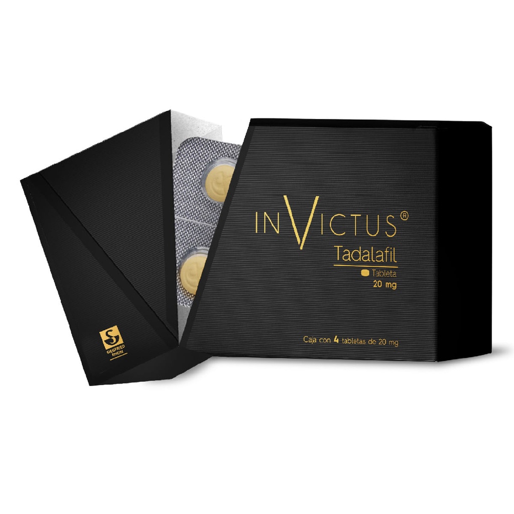 INVICTUS 20MG 4 TAB