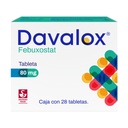 Davalox Siegfried Febuxostat Caja Con 28 Tabletas De 80 mg