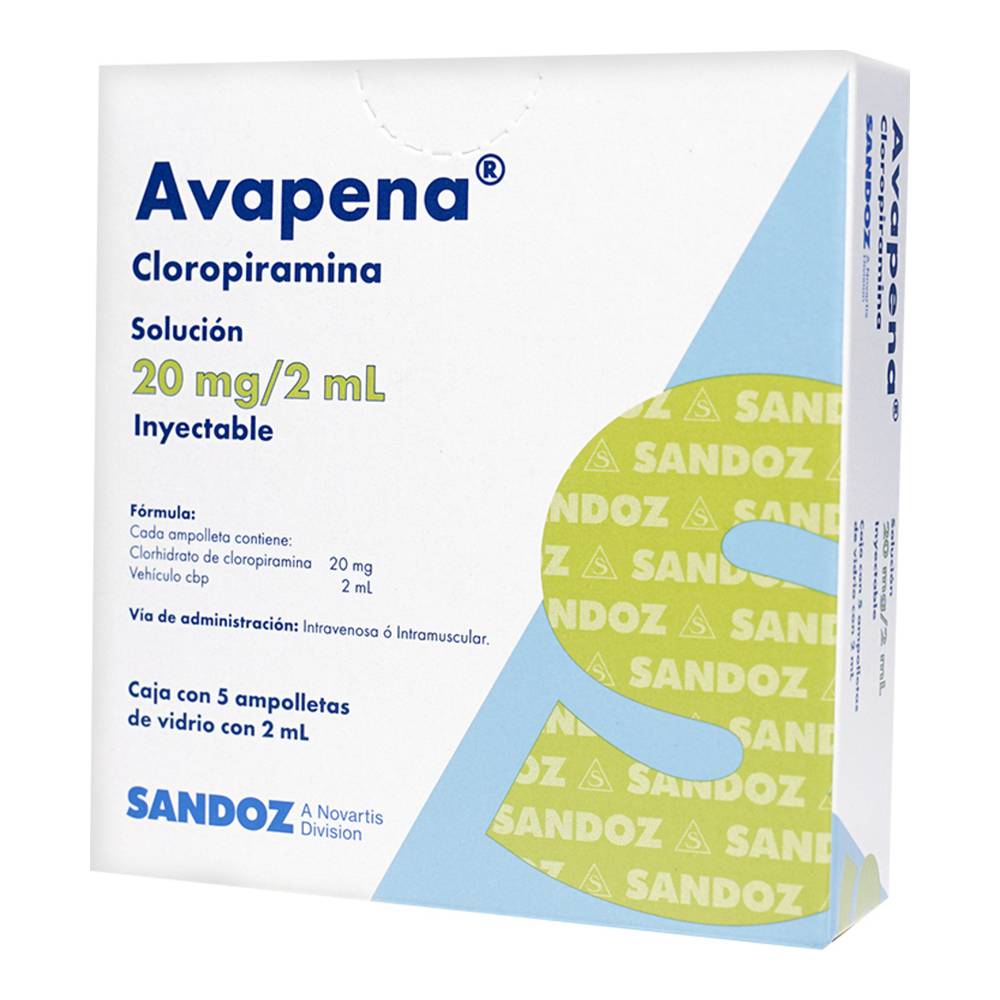 AVAPENA 20 MG 5X2 ML AMP