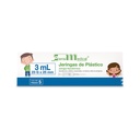 SensiMedical Jeringas De Plástico 3 ml Con Aguja 23 g X 25 mm, 40 Cajas Con 5 Piezas