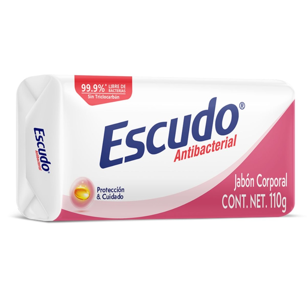 Jabón Escudo Rosa Protección Y Cuidado 110 G