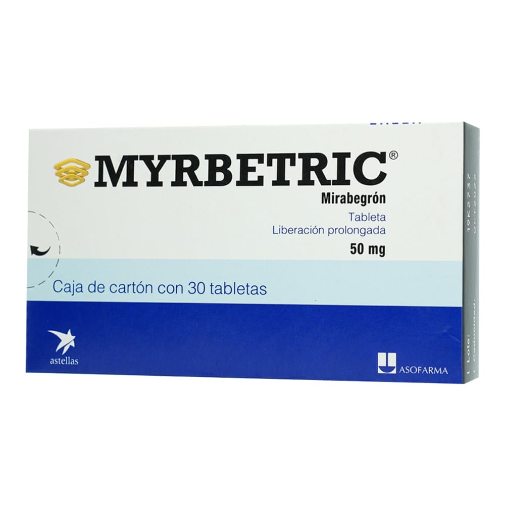 MYRBETRIC LP 50 MG 30 TAB