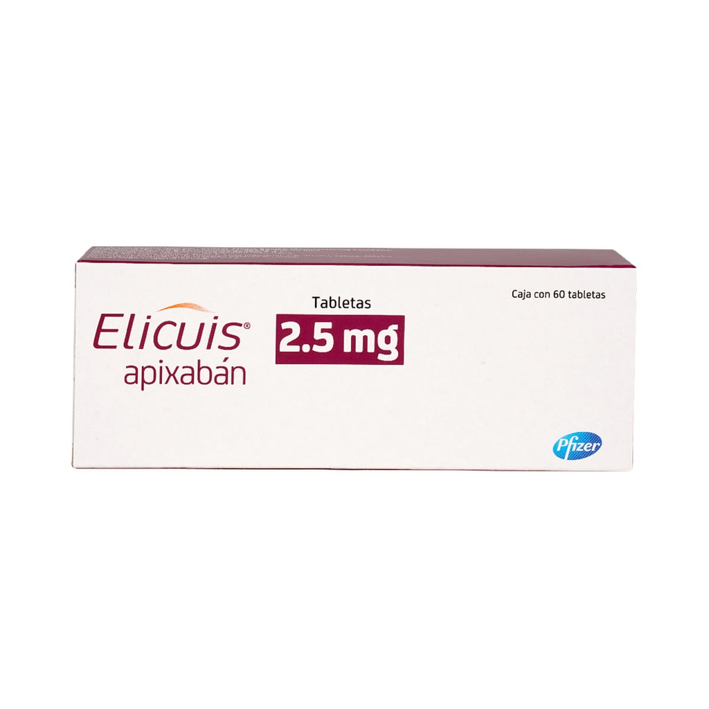 ELICUIS 2.5 MG 60 TAB
