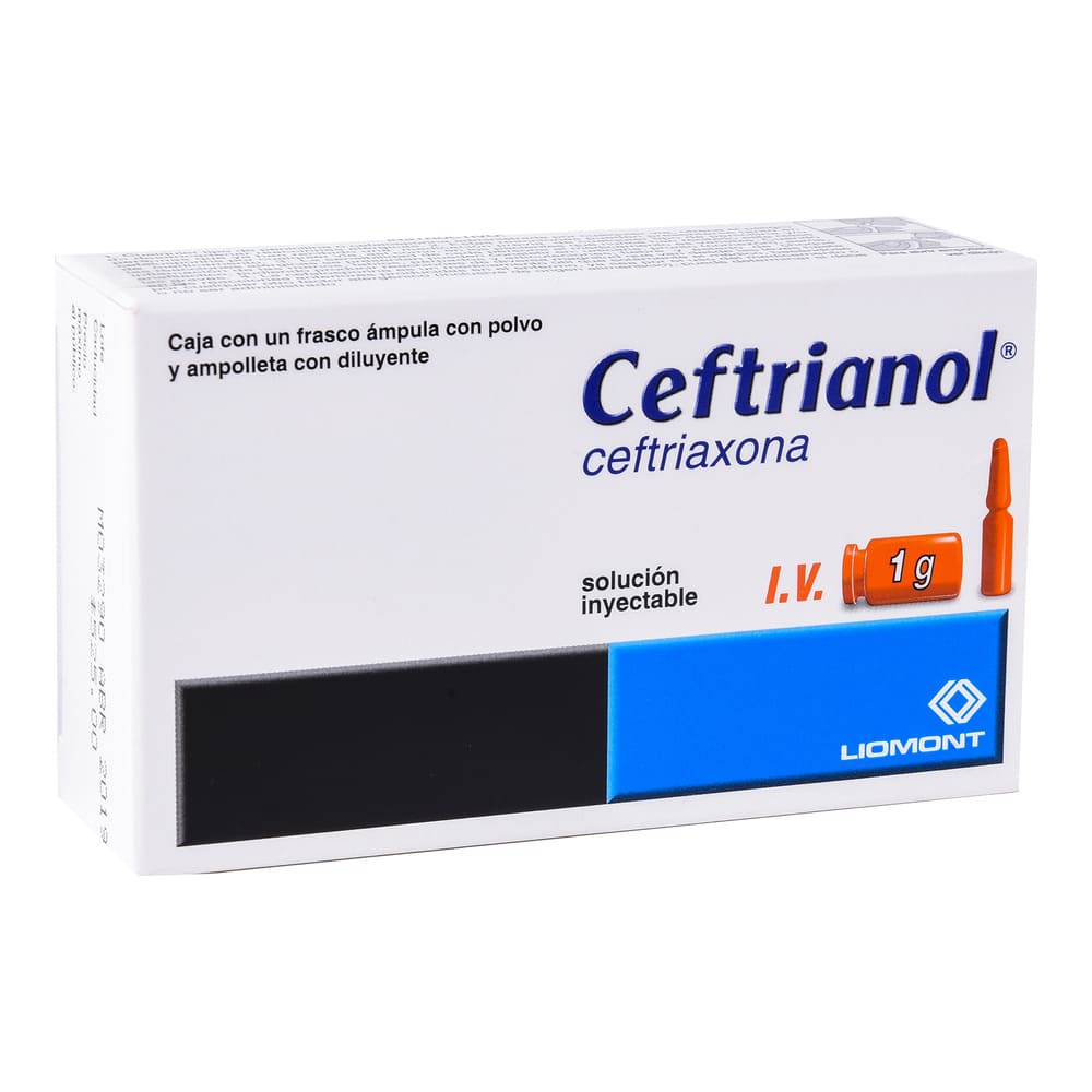 CEFTRIANOL 1 G SOL INY IV 1X10 ML
