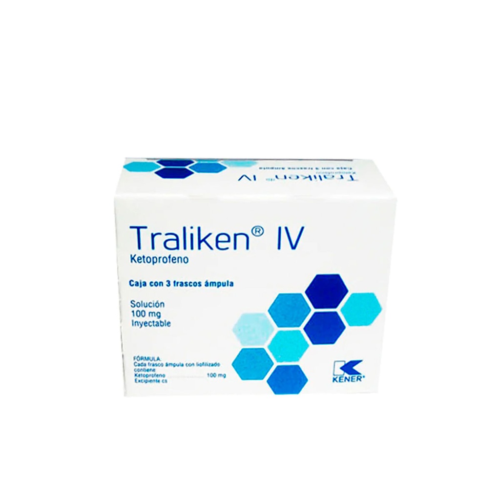 TRALIKEN IV 100MG S I 3 FA  LGEN