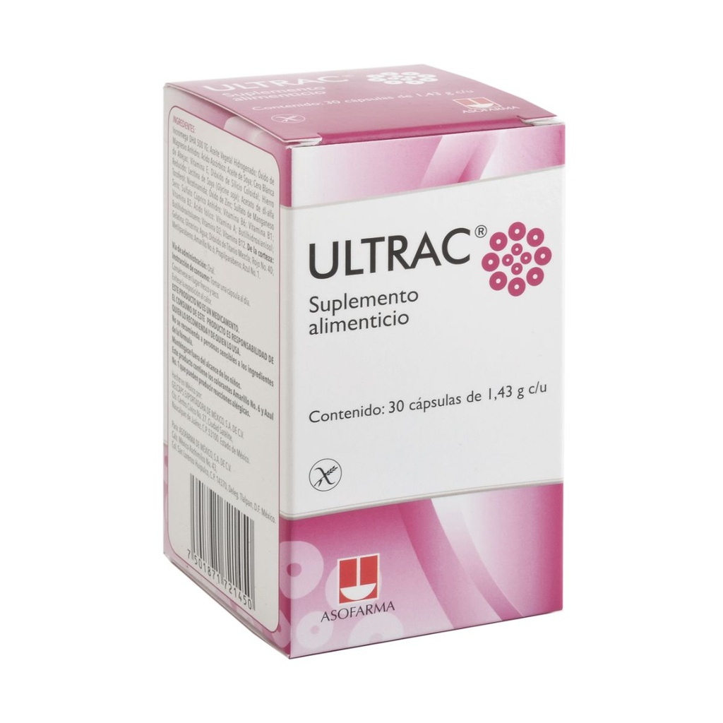 ULTRAC 1.43 G SUP ALIM 30 CAPS