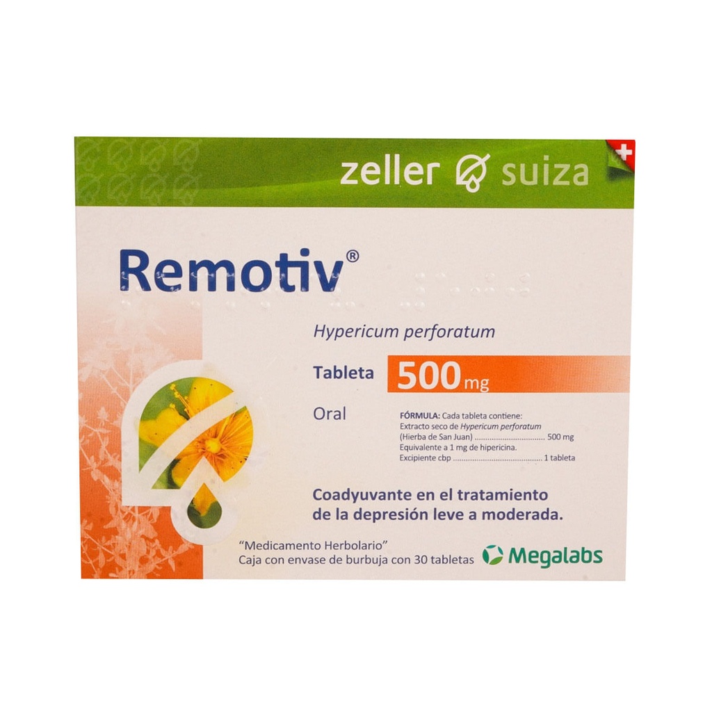 REMOTIV 500 MG 30 TAB