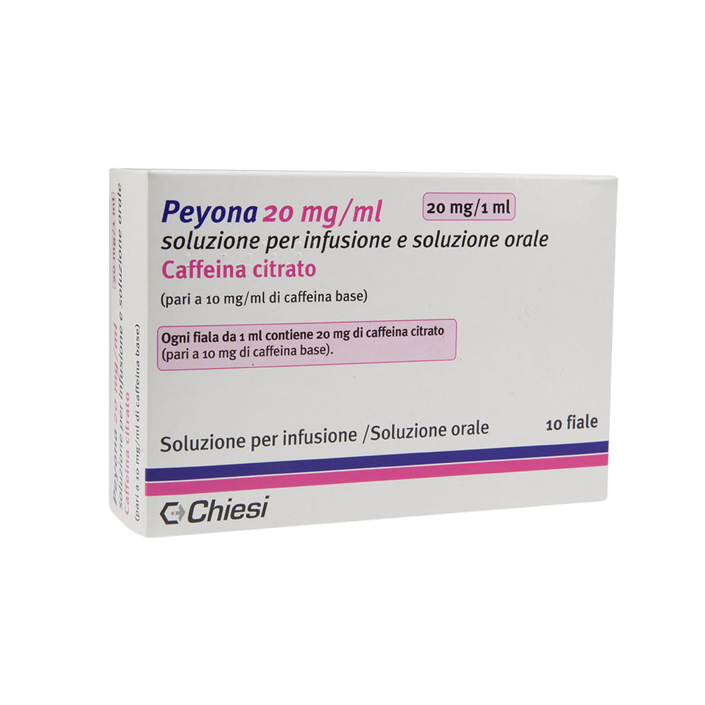 Peyona 20 Mg Solución 10 Frasco Ámpula 1 Ml
