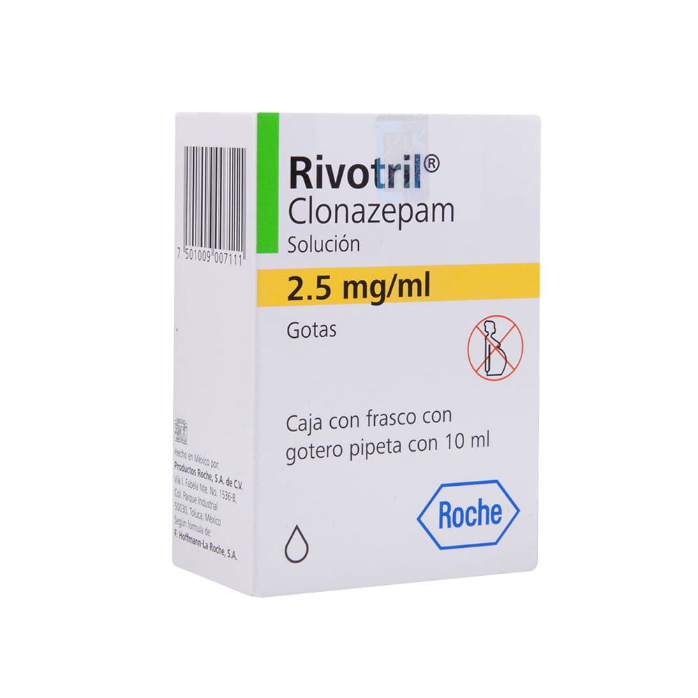 RIVOTRIL 2.5 MG GTS 10 ML