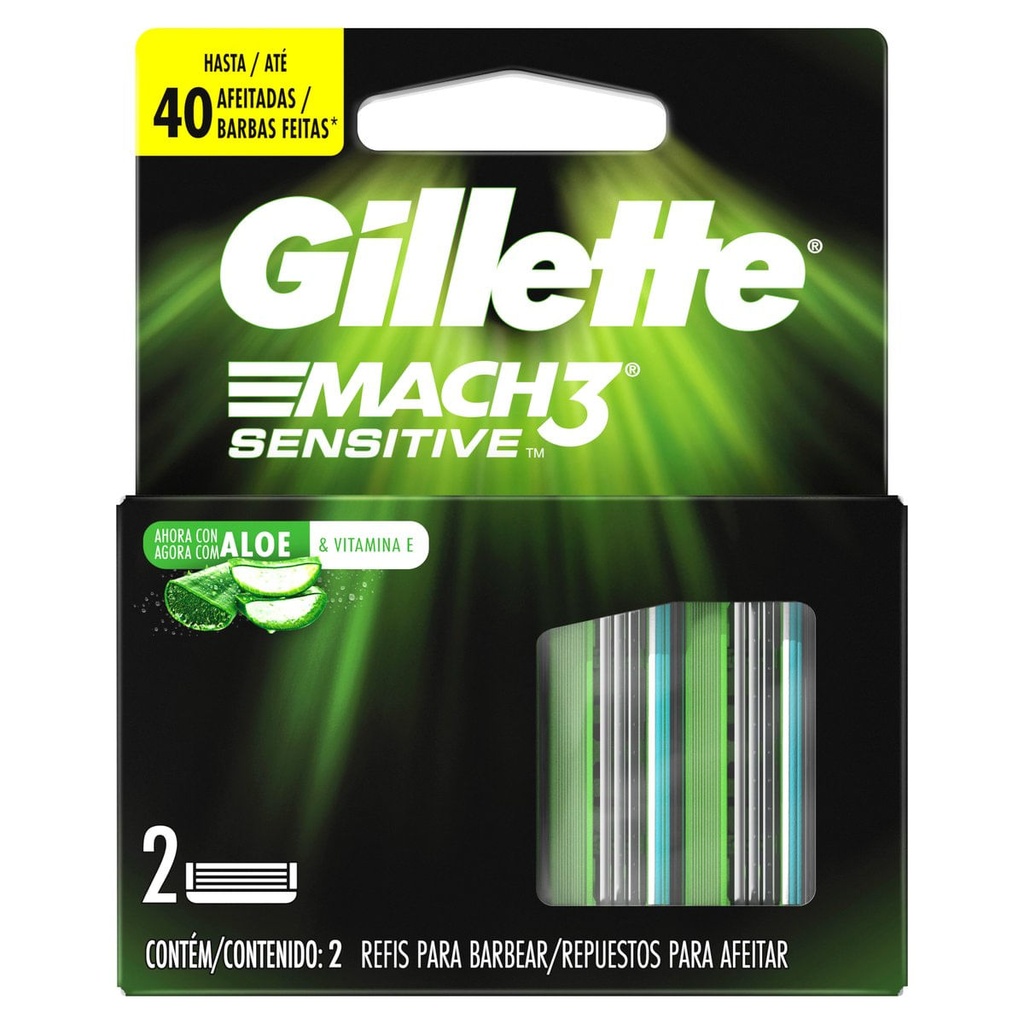 CARTUCHO GTTE MACH 3SENSITV C