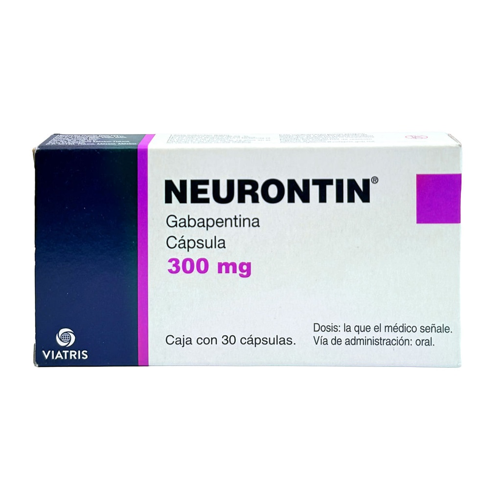 Neurontin Viatris Gabapentia  Caja De 30 Cápsulas De 300 mg