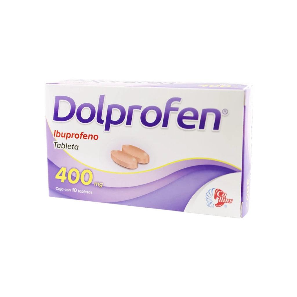 DOLPROFEN IBUPROFENO 400 MG 10 TABLETAS