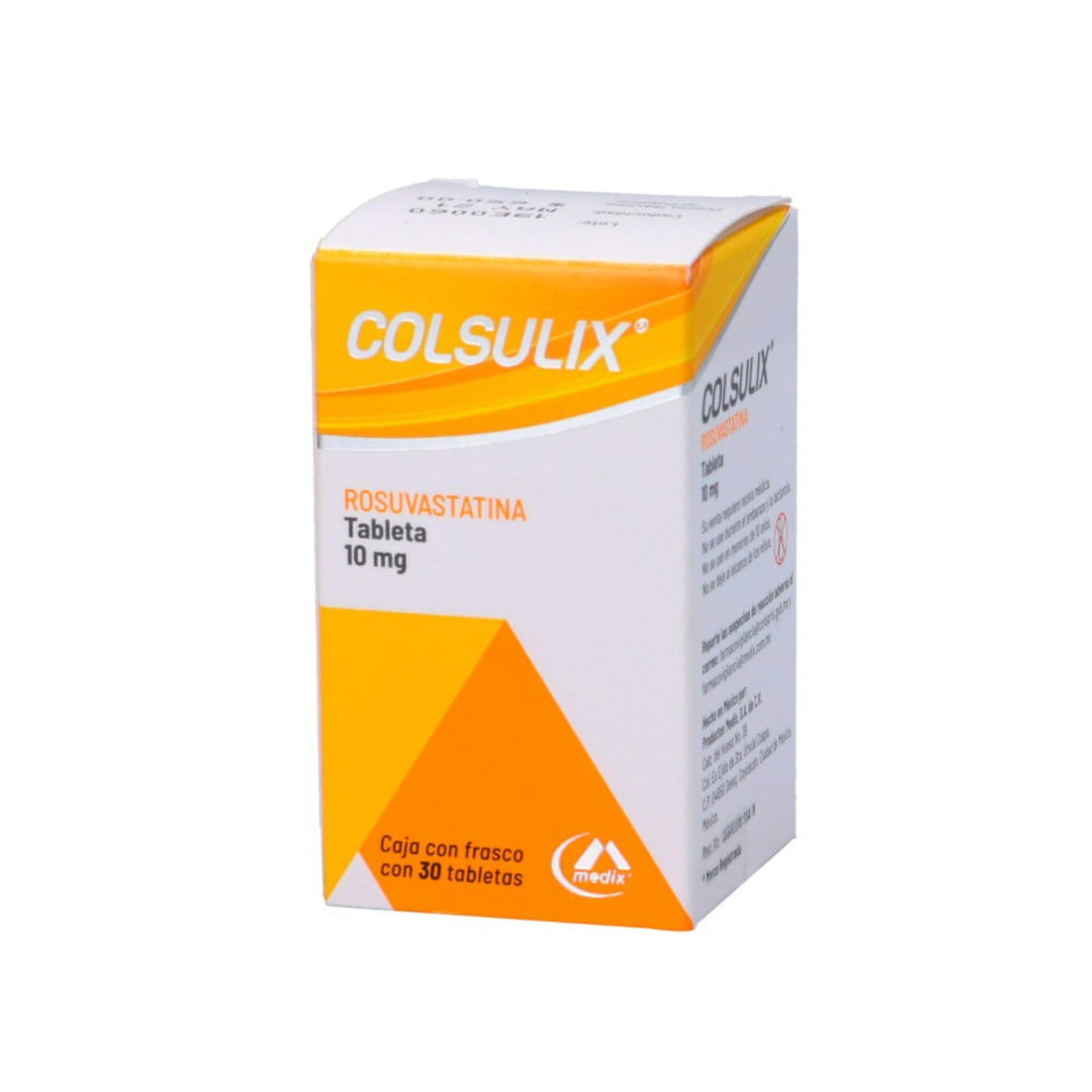 Colsulix 10 Mg 30 Tabletas | Dicomed